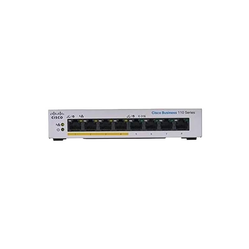 Switch Cisco CBS110-8PP  fara management  cu PoE  8x1000Mbps-RJ45 (4xPoE)