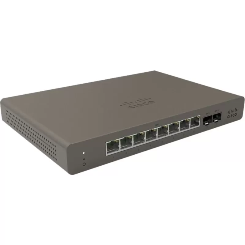 Switch Cisco Meraki Go GS110-8-HW cu management fara PoE 8x1000Mbps-RJ45 + 2xSFP