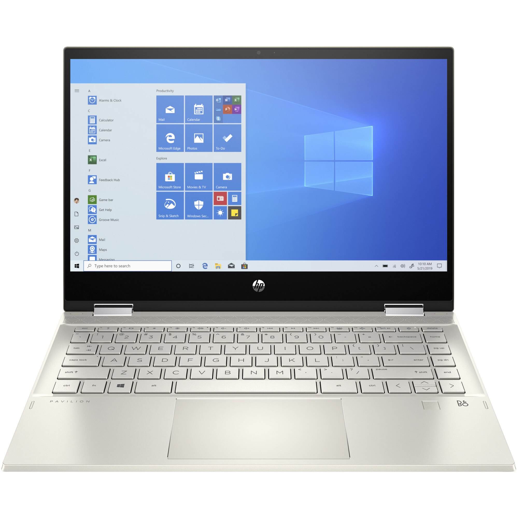 Ultrabook HP Pavilion x360 14-dw0057na 14" Full HD Touch Intel Core i7-1065G7 RAM 16GB SSD 512GB Windows 10 Home Argintiu