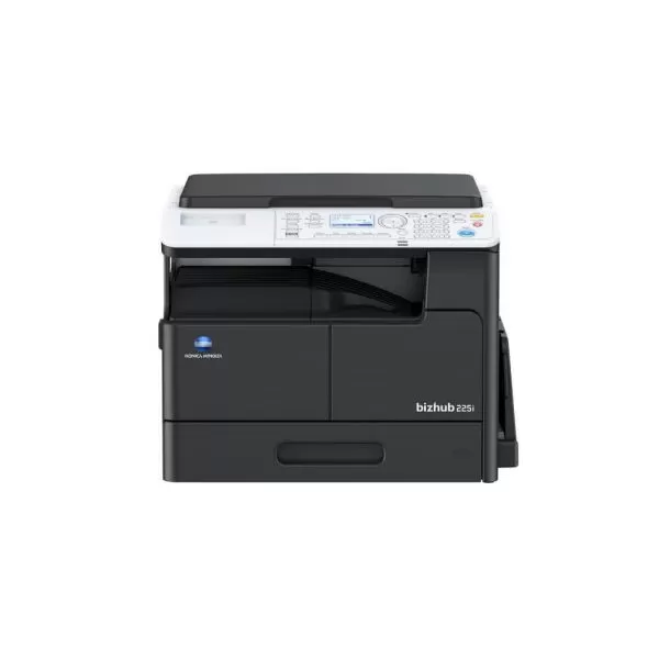 Multifunctional Laser Monocrom Konica Minolta bizhub 225i + Toner TN-118 + Capac OC-512 + Cablu de alimentare