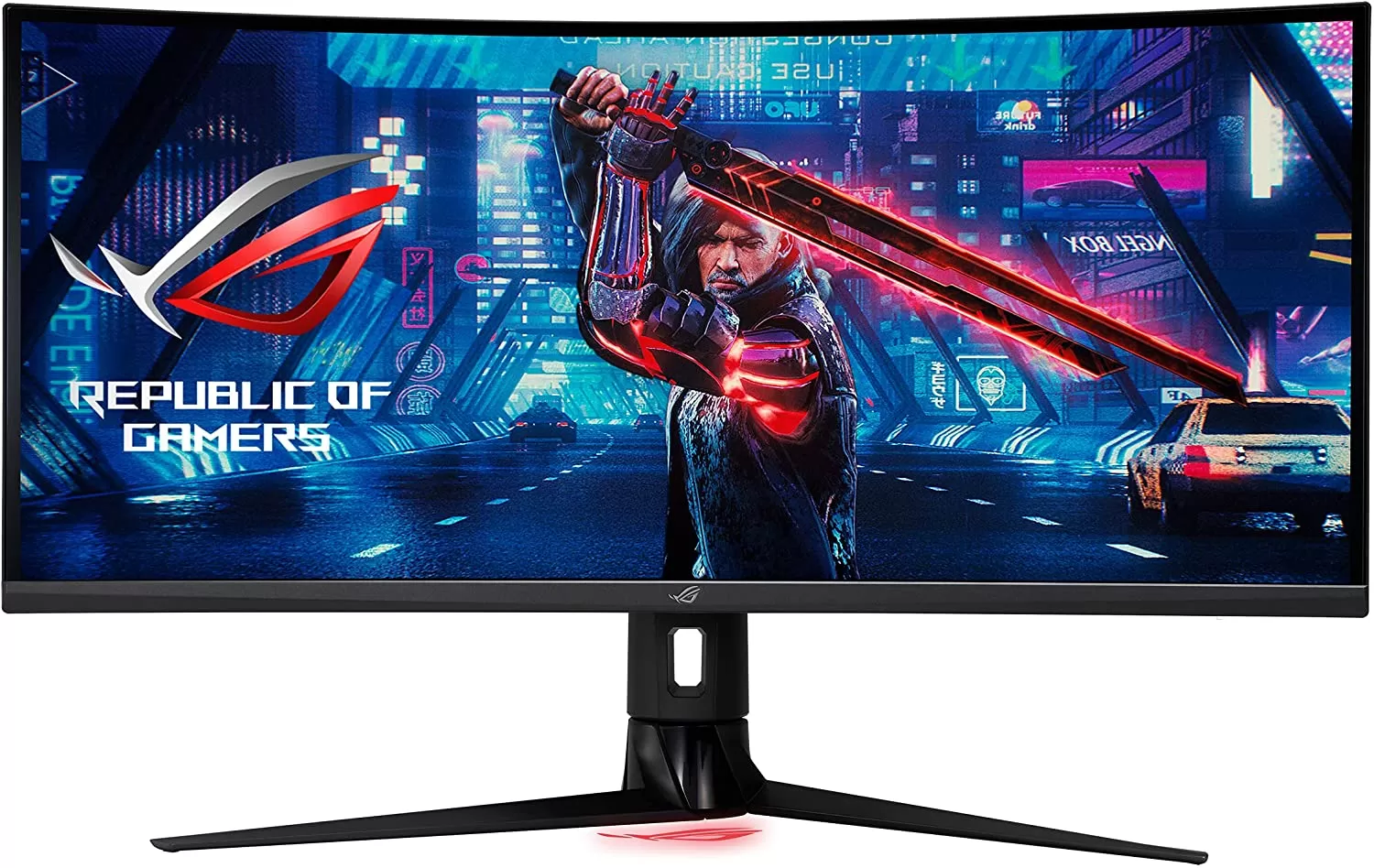 Monitor LED ASUS Rog Strix XG349C 34" Curbat UWQHD 144Hz 1ms Negru