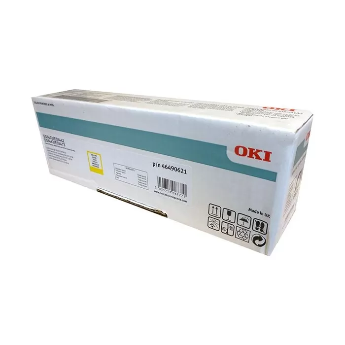 Cartus Toner Oki 46490621 6000 pagini Yellow