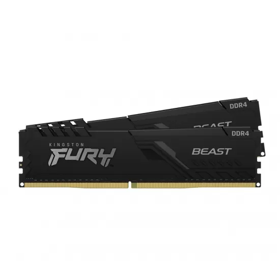 Memorie Desktop Kingston Fury Beast 32GB(2 x 16GB) DDR4 2666Mhz Dual Rank