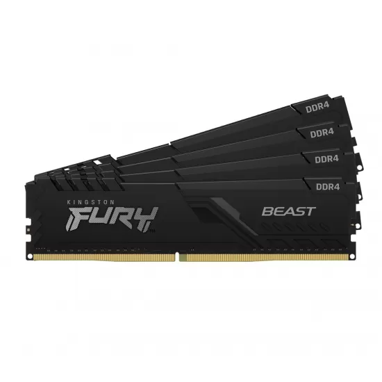 Memorie Desktop Kingston Fury Beast  64GB(4 x 16GB) DDR4  3200Mhz  Single Rank