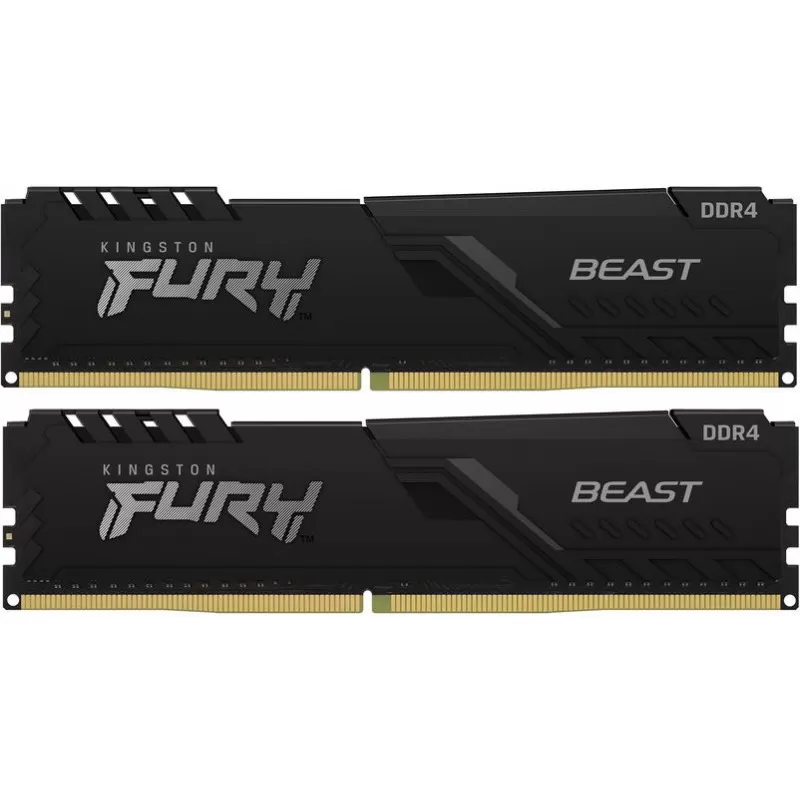 Memorie Desktop Kingston Fury Beast 16GB(2 x 8GB) DDR4 2666Mhz