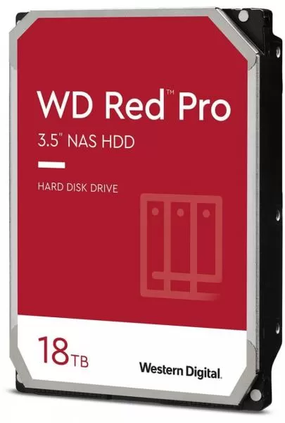 Hard Disk Desktop Western Digital WD Red Pro  18TB  7200RPM  SATA III