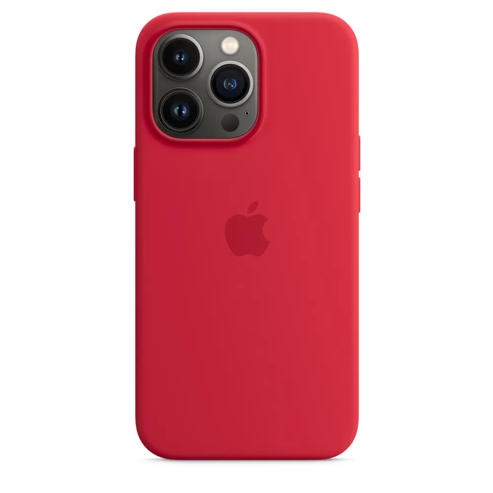 Husa de protectie Apple cu MagSafe pentru iPhone 13 Pro Silicon Red