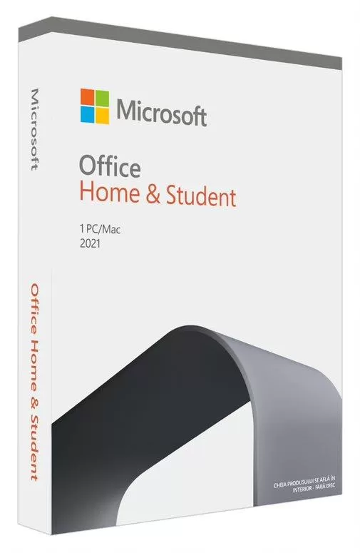 Microsoft Office Home and Student 2021 Engleza 1 utilizator Retail