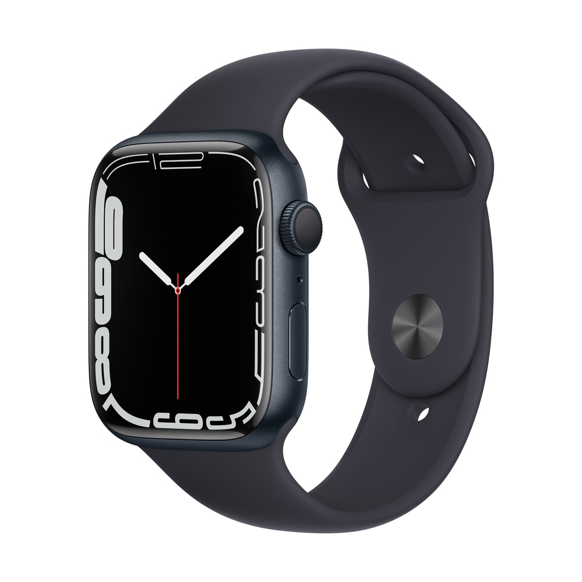 Smartwatch Apple Watch Series 7 GPS 45mm Carcasa Midnight Aluminium Bratara Midnight Sport Band