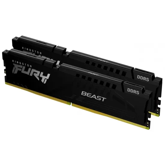 Memorie Desktop Kingston Fury Beast 32GB(2 x 16GB) DDR5 4800MT/s CL38