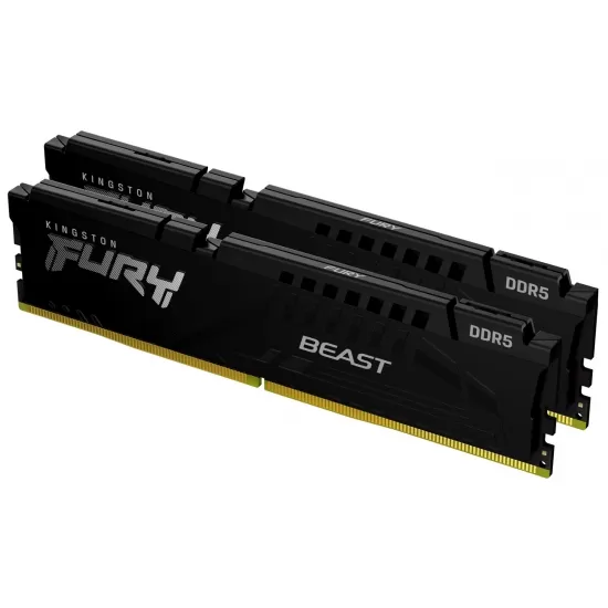 Memorie Desktop Kingston Fury Beast  32GB(2 x 16GB) DDR5  5200MT/s  CL40