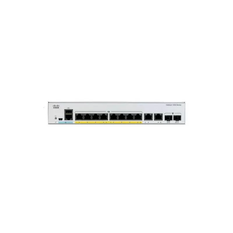 Switch Cisco C1000-8P-2G-L cu management cu PoE 8x1000Mbps-RJ45 + 2xSFP