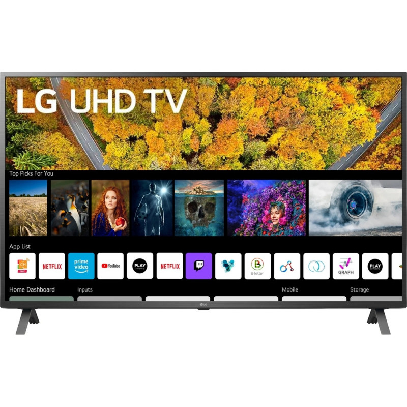 Televizor LED LG Smart TV 70UP76703LB 178cm 4K Ultra HD Negru