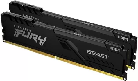 Memorie Desktop Kingston Fury Beast  64GB(2 x 32GB) DDR4  3600Mhz