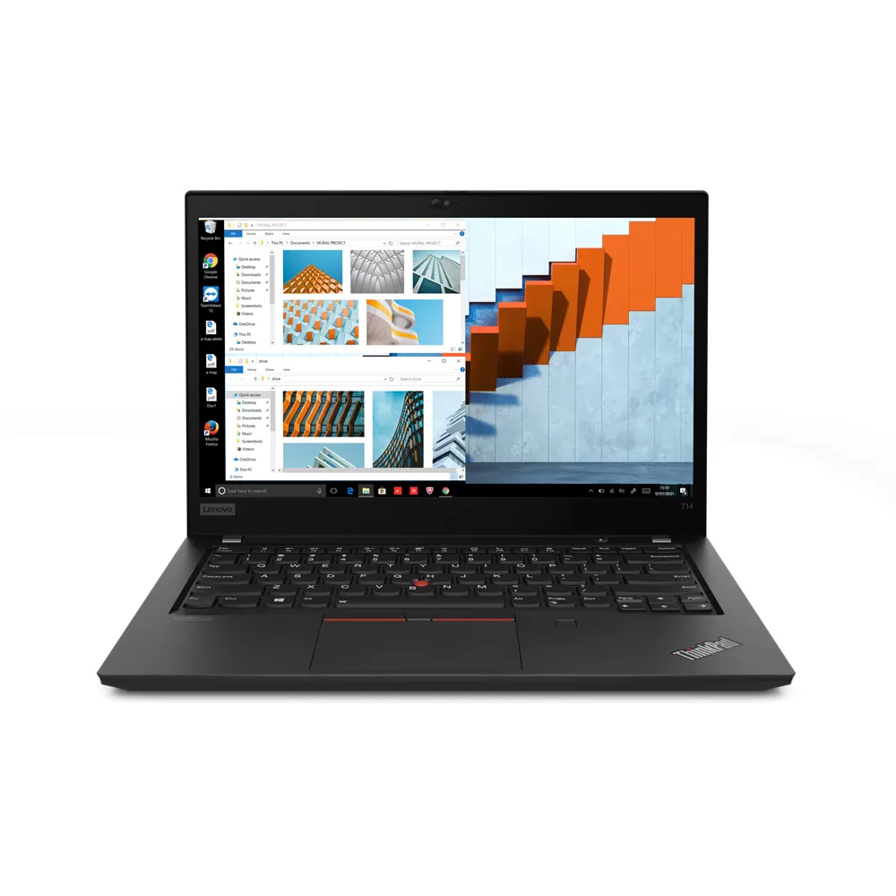 Notebook Lenovo ThinkPad T14 Gen 2 14" Full HD AMD Ryzen 7 PRO 5850U RAM 16GB SSD 512GB Windows 10 Pro Negru