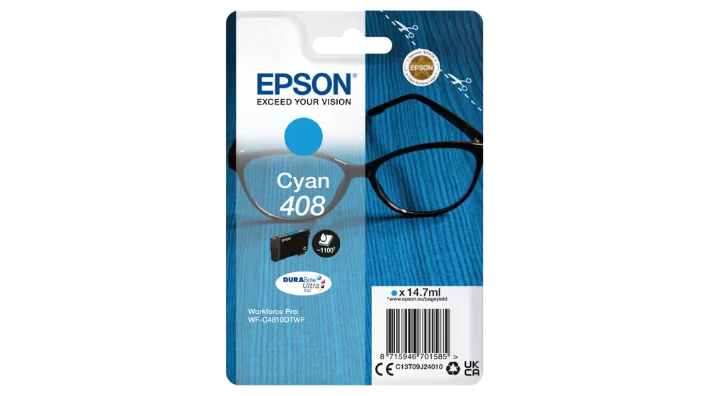 Cartus Inkjet Epson 408 1100 pagini Cyan