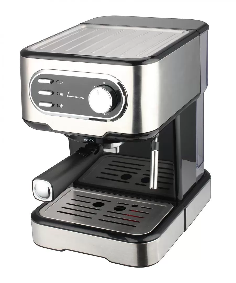 Espressor cafea Fram FEM-850BKSS 850W Argintiu