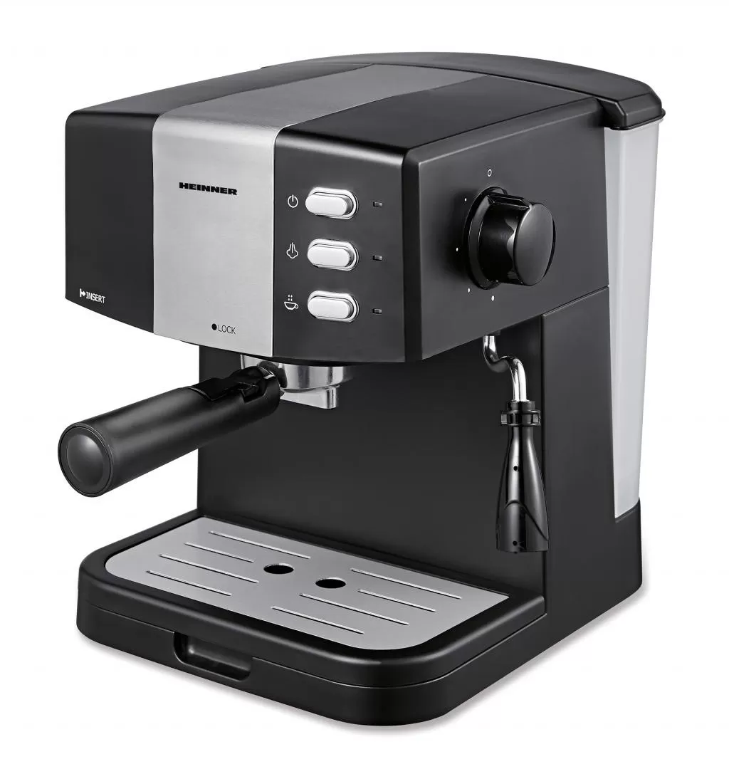 Espressor cafea Heinner HEM-850BKSL 850W Negru/Argintiu