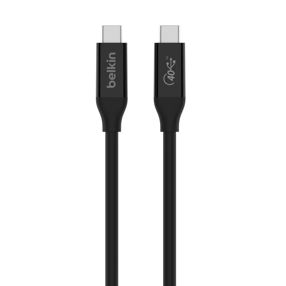 Cablu Belkin Connect USB4 100W + 40Gbps 0.8m Black