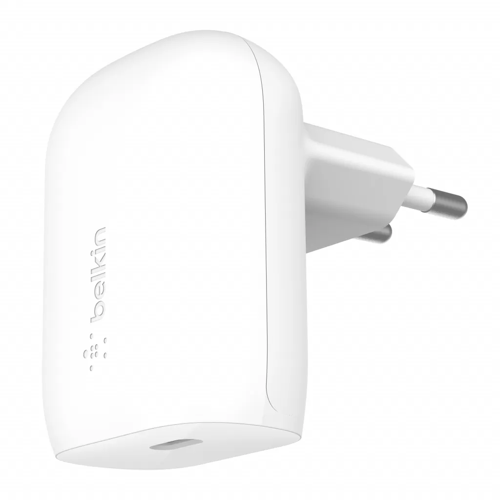 Incarcator retea Belkin WCA005vf1MWH-B5 30W USB-C PD include cablu USB-C - Lightning White