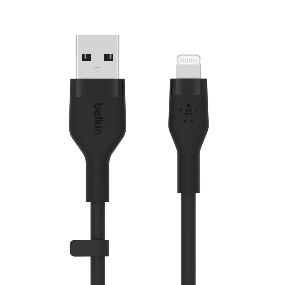 Cablu Belkin BoostCharge Flex  USB-A to Lightning  1m  Black