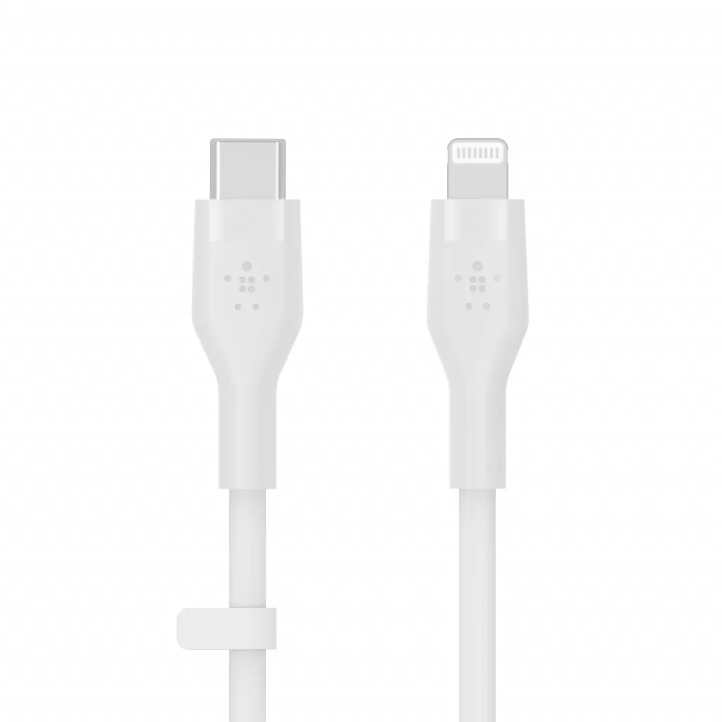 Cablu Belkin BoostCharge Flex  USB-C to Lightning  1m  White