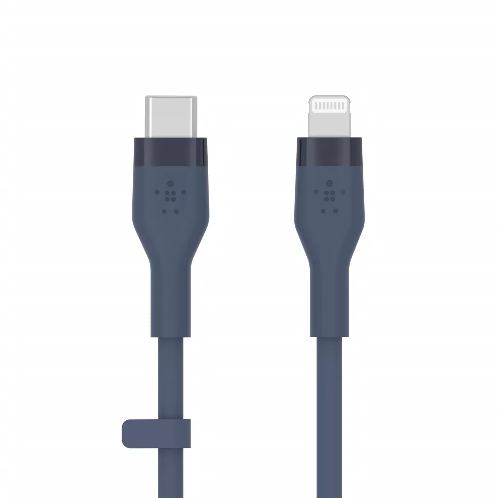 Cablu Belkin BoostCharge Flex USB-C to Lightning 3m Blue