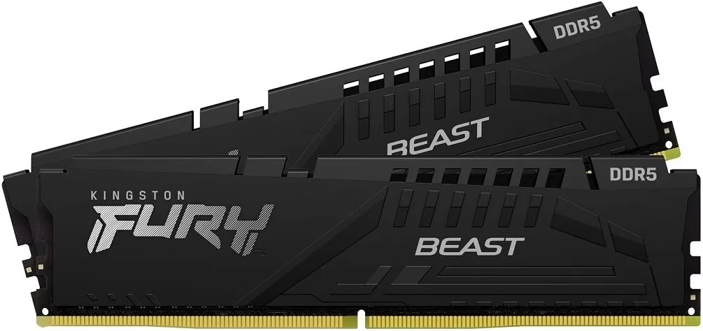 Memorie Desktop Kingston Fury Beast 32GB(2 x 16GB) DDR5 5200MT/s CL36