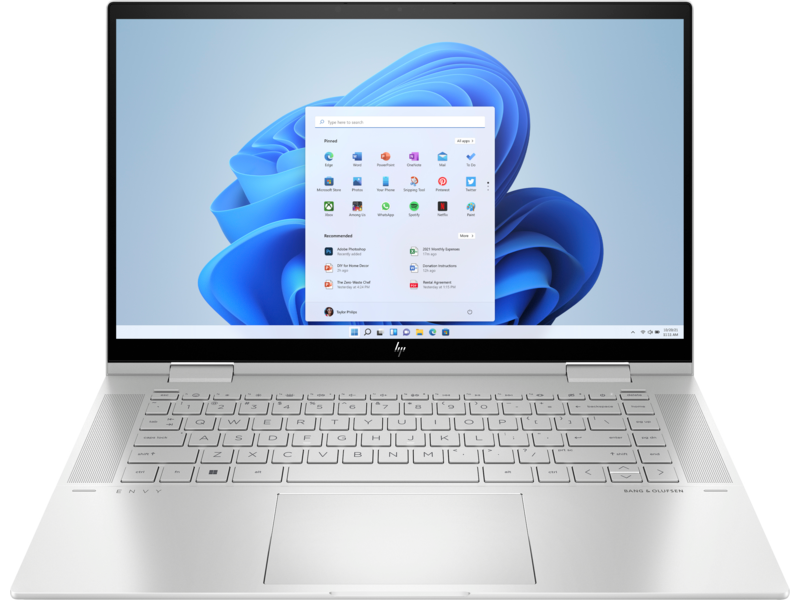 Ultrabook HP ENVY x360 15-ew0021nn 15.6" Full HD Touch Intel Core i5-1240P RAM 16GB SSD 1TB Windows 11 Home Argintiu
