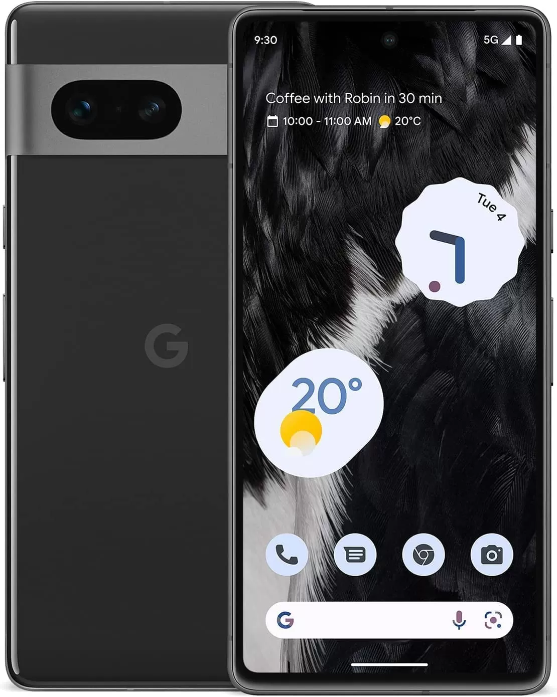 Telefon Mobil Google Pixel 7 128GB Flash 8GB RAM Nano SIM + eSIM 5G Obsidian Black