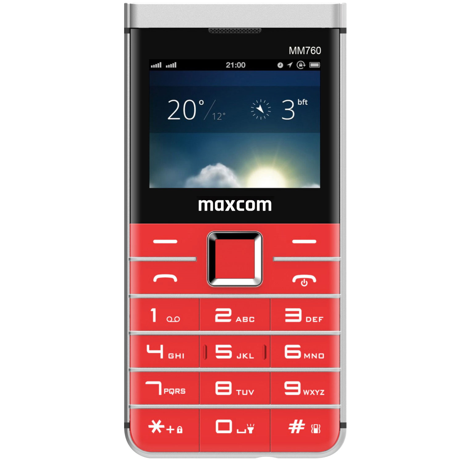 Telefon Mobil Maxcom MM760 Dual SIM Red