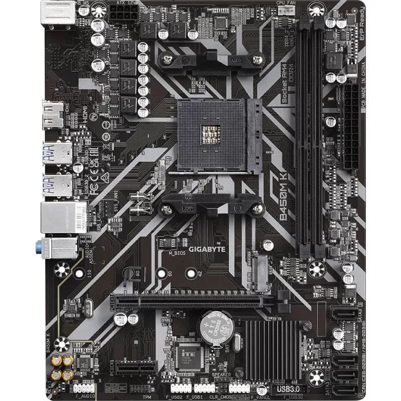 Placa de baza Gigabyte B450M K socket AM4