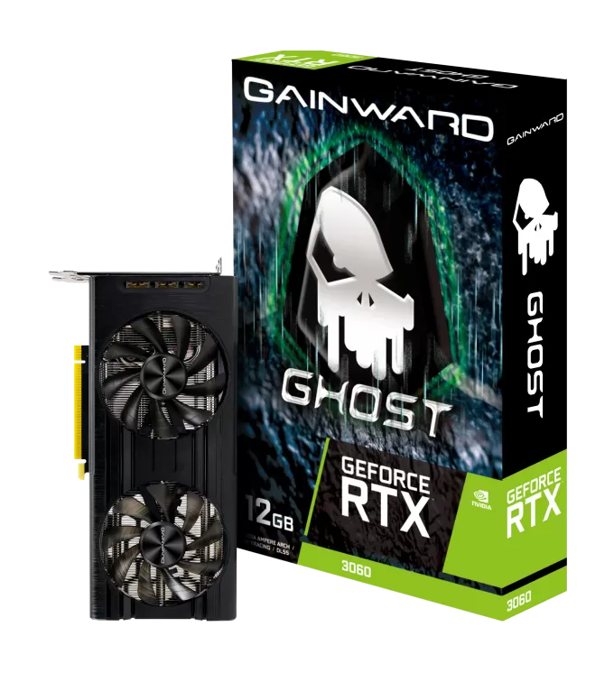 Placa Video Gainward GeForce RTX 3060 Ghost  12GB GDDR6  192 biti