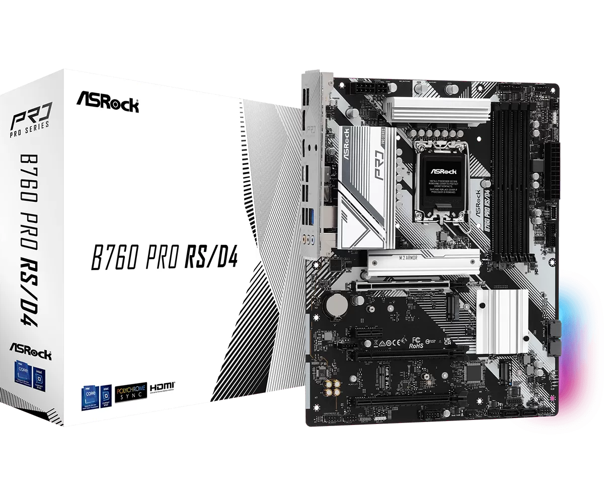 Placa de baza Asrock B760 Pro RS/D4 Socket 1700