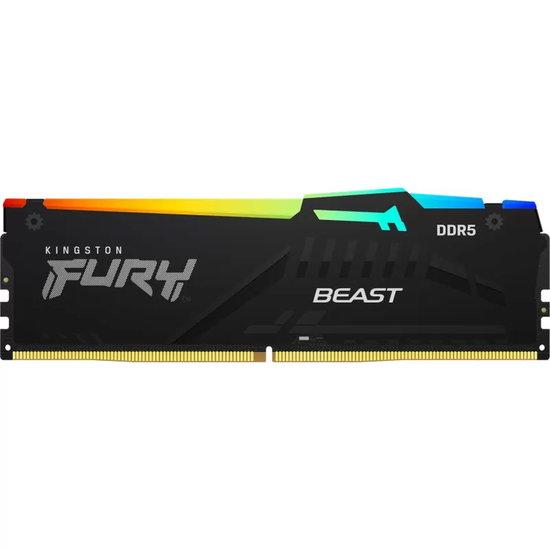 Memorie Desktop Kingston Fury Beast RGB  32GB DDR5  6000MT/s  CL36