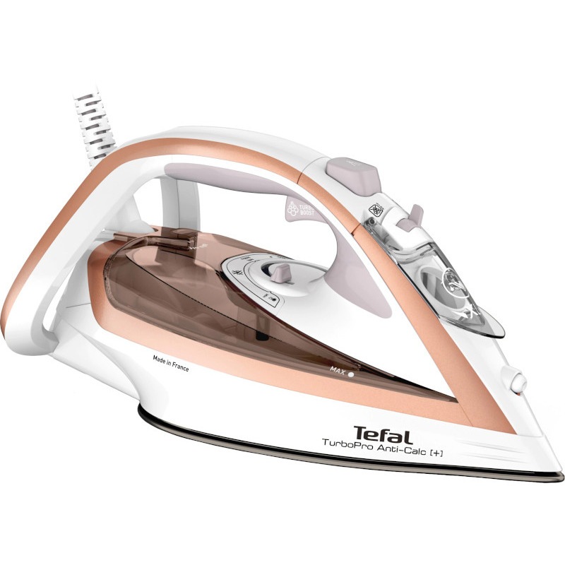 Fier de calcat Tefal FV5697E1 3000W 0.3L Alb/Roz