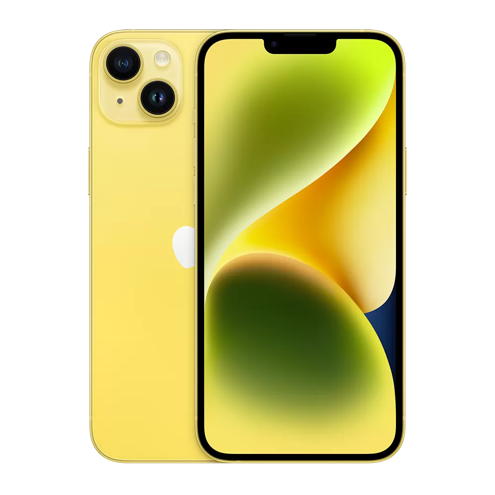 Telefon Mobil Apple iPhone 14 Plus 512GB Flash Nano SIM + eSIM 5G Yellow