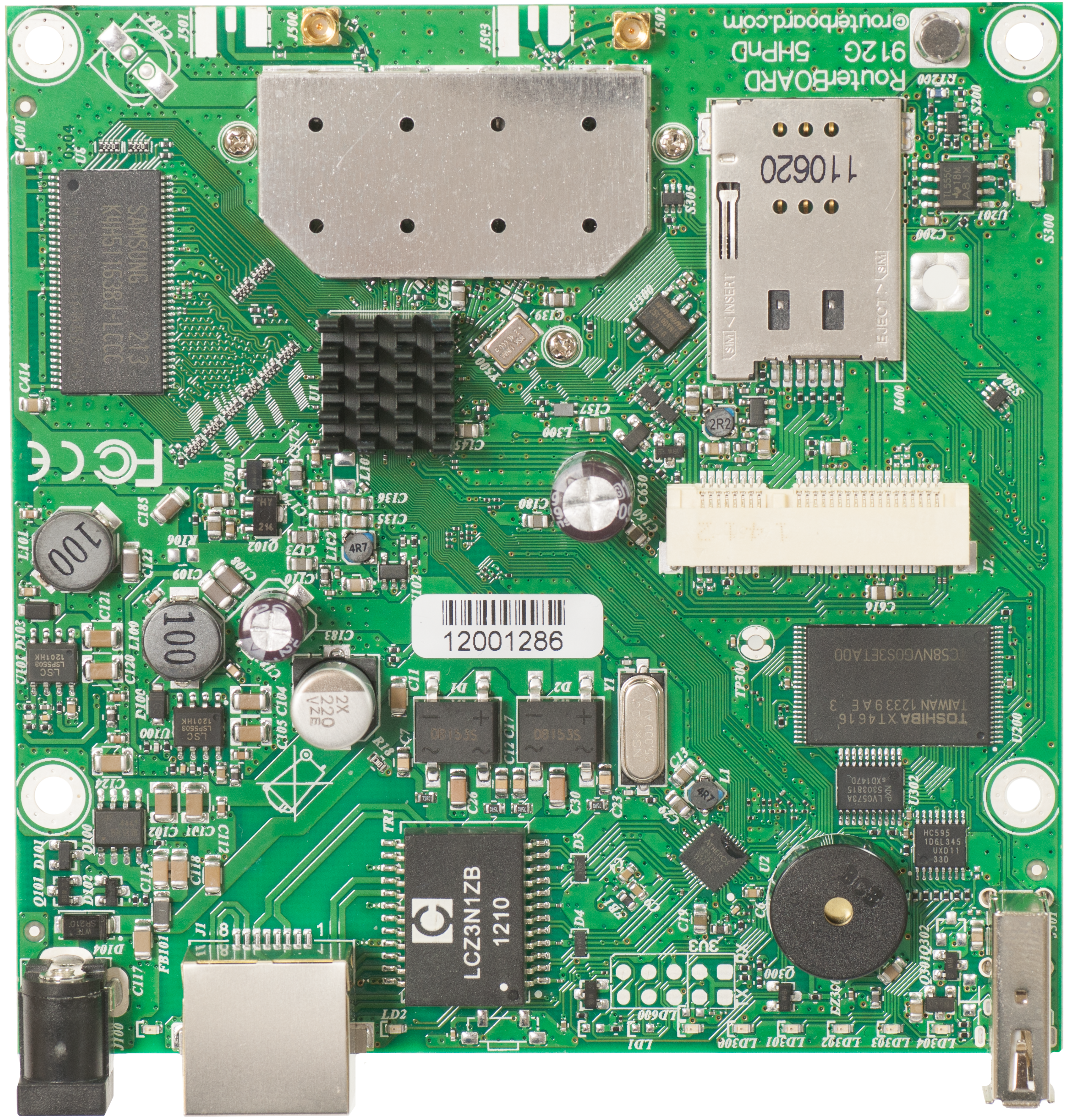 Router Mikrotik RB912UAG-5HPND 1x1000Mbps RJ45