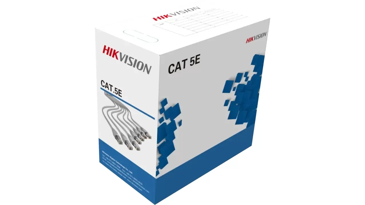 Cablu UTP Cat. 5E Hikvision DS-1LN5E-E/E  305 metri