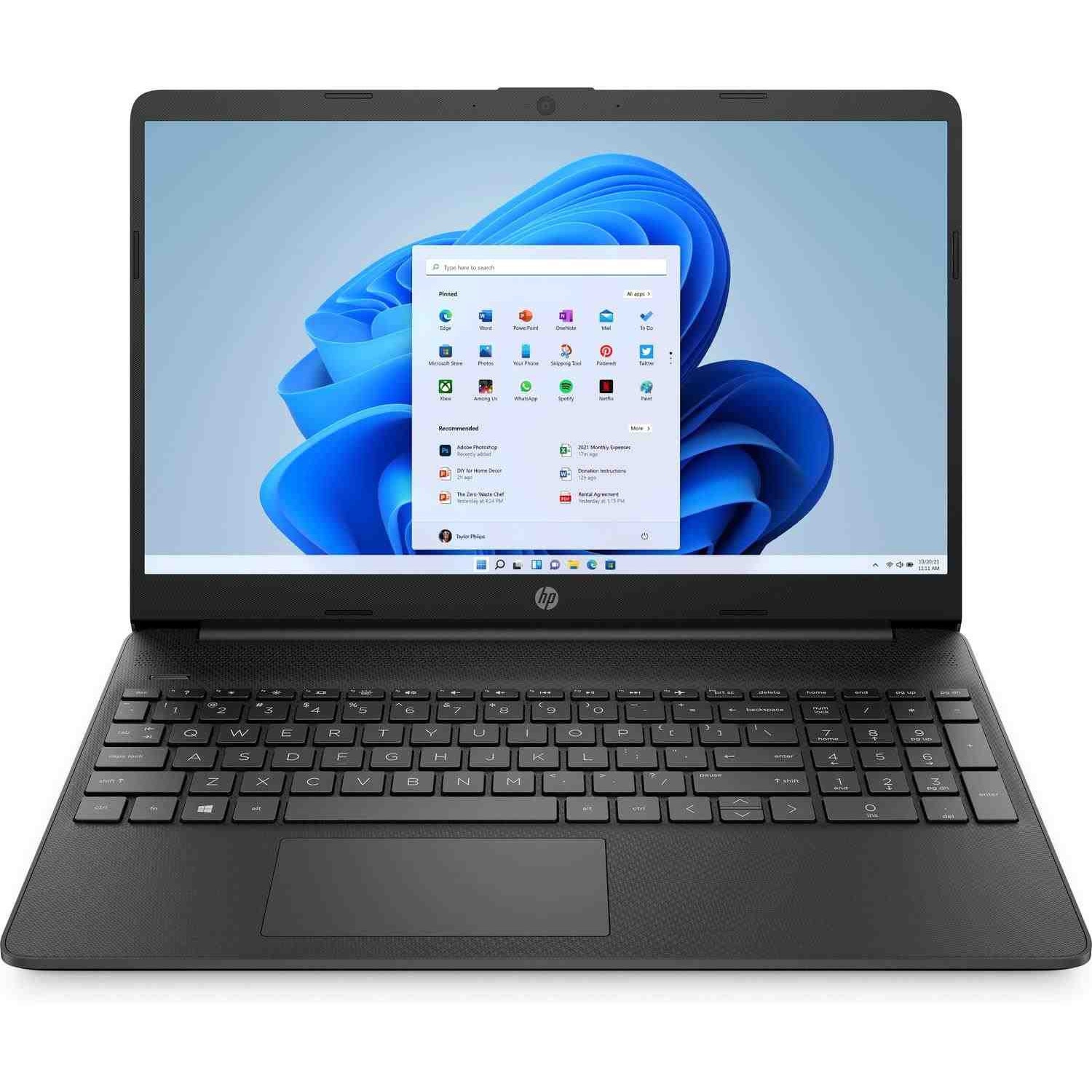 Notebook HP 15s-fq0005nq 15.6" Full HD Intel Celeron N4120 RAM 8GB SSD 256GB FreeDOS Gri