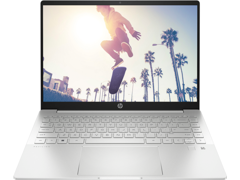 Notebook HP Pavilion Plus 14-eh0003nq 14" 2.8K OLED Intel Core i7-1255U RTX 2050-4GB RAM 16GB SSD 1TB FreeDOS Argintiu