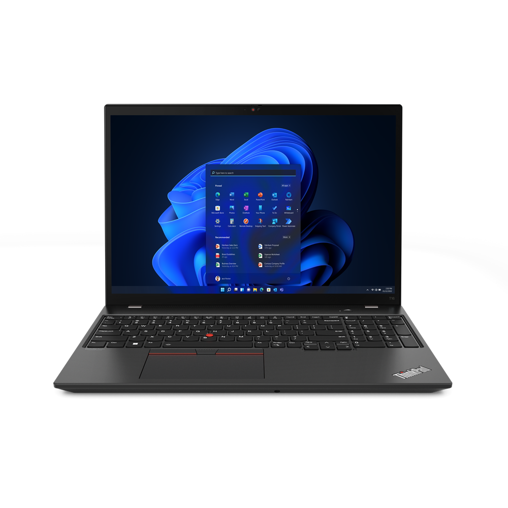 Notebook Lenovo ThinkPad T16 Gen 1 16" WUXGA Intel Core i5-1240P RAM 16GB SSD 512GB Windows 11 Pro Negru