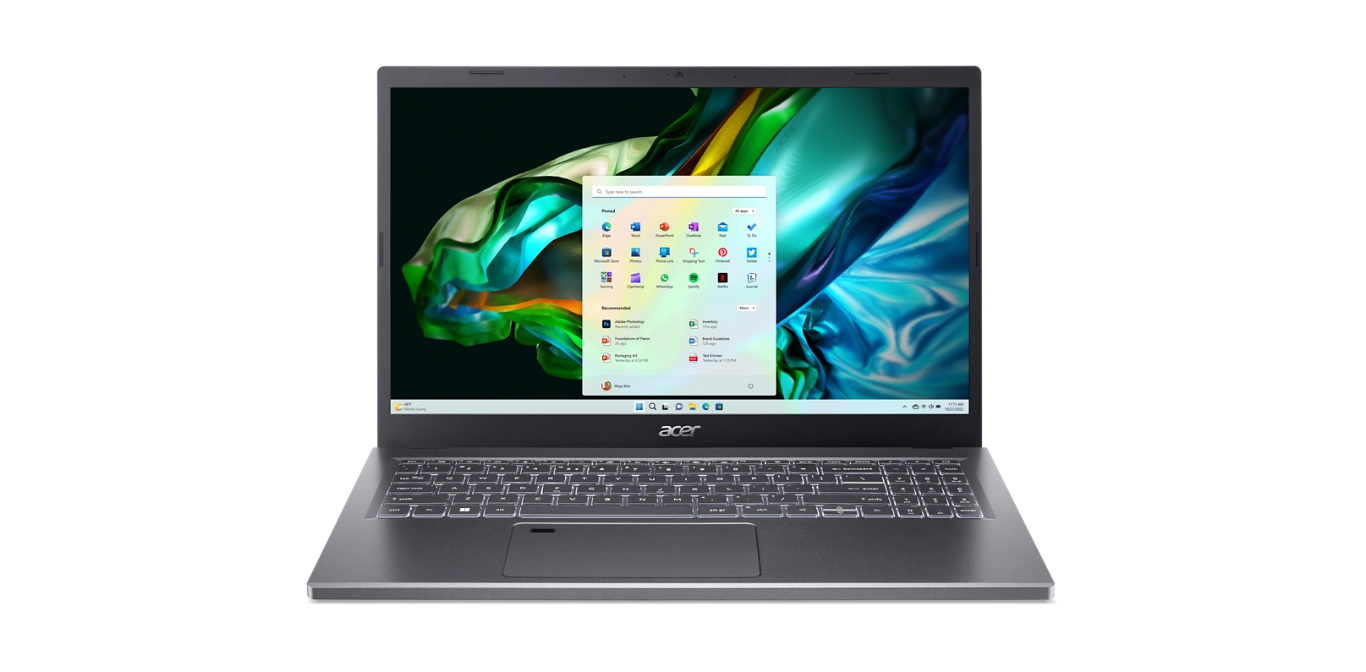 Notebook Acer Aspire A515-58M 15.6" Full HD Intel Core i7-1355U UHD RAM 16GB SSD 512GB No OS Gri