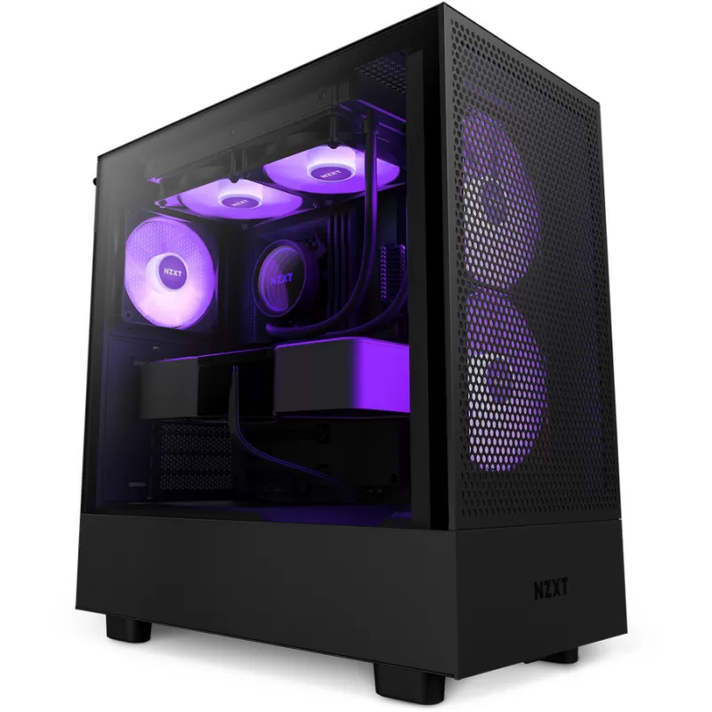 Carcasa PC NZXT H5 Flow RGB Black