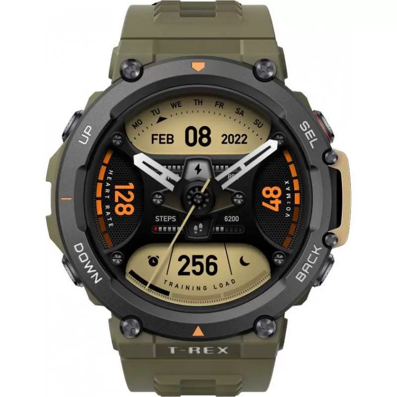 Smartwatch Amazfit T-Rex 2 Wild Green