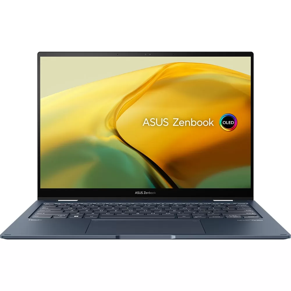 Ultrabook Asus ZenBook Flip UX3404VA 14" 2.8K OLED Touch Intel Core i7-1360P RAM 16GB SSD 1TB Windows 11 Pro Albastru