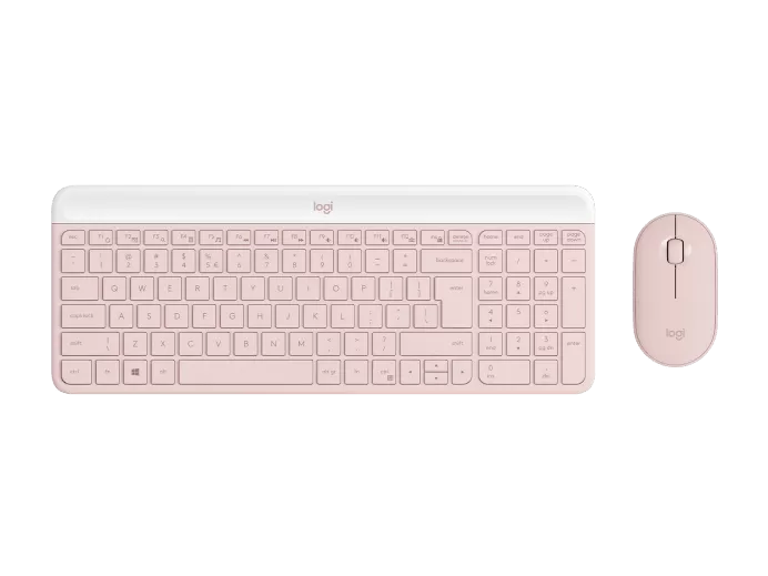 Kit Tastatura & Mouse Logitech MK470 Slim Combo  Rose