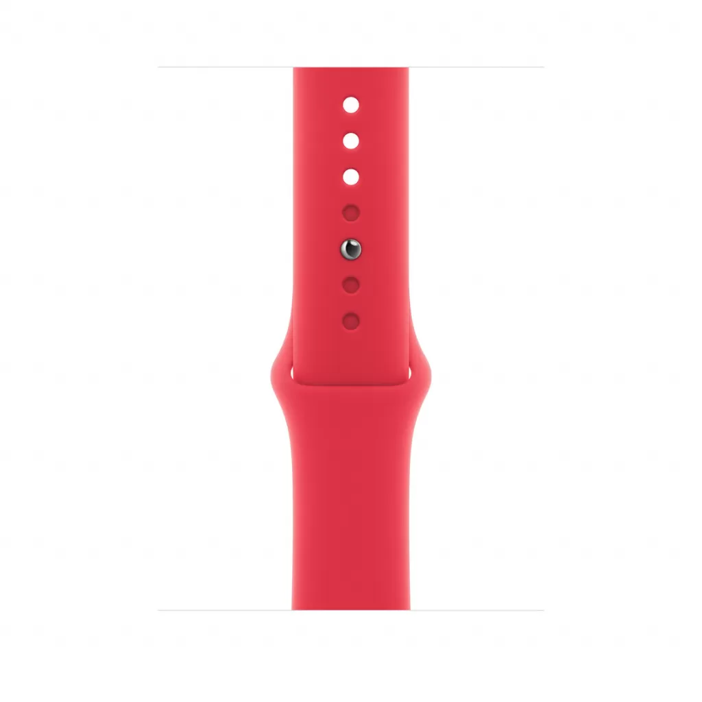 Curea Smartwatch Apple pentru Apple Watch 45mm Band: (PRODUCT)RED Sport Band - S/M