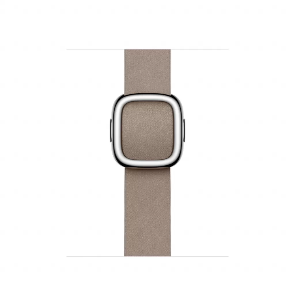 Curea Smartwatch Apple pentru Apple Watch 41mm Band: Tan Modern Buckle - Medium