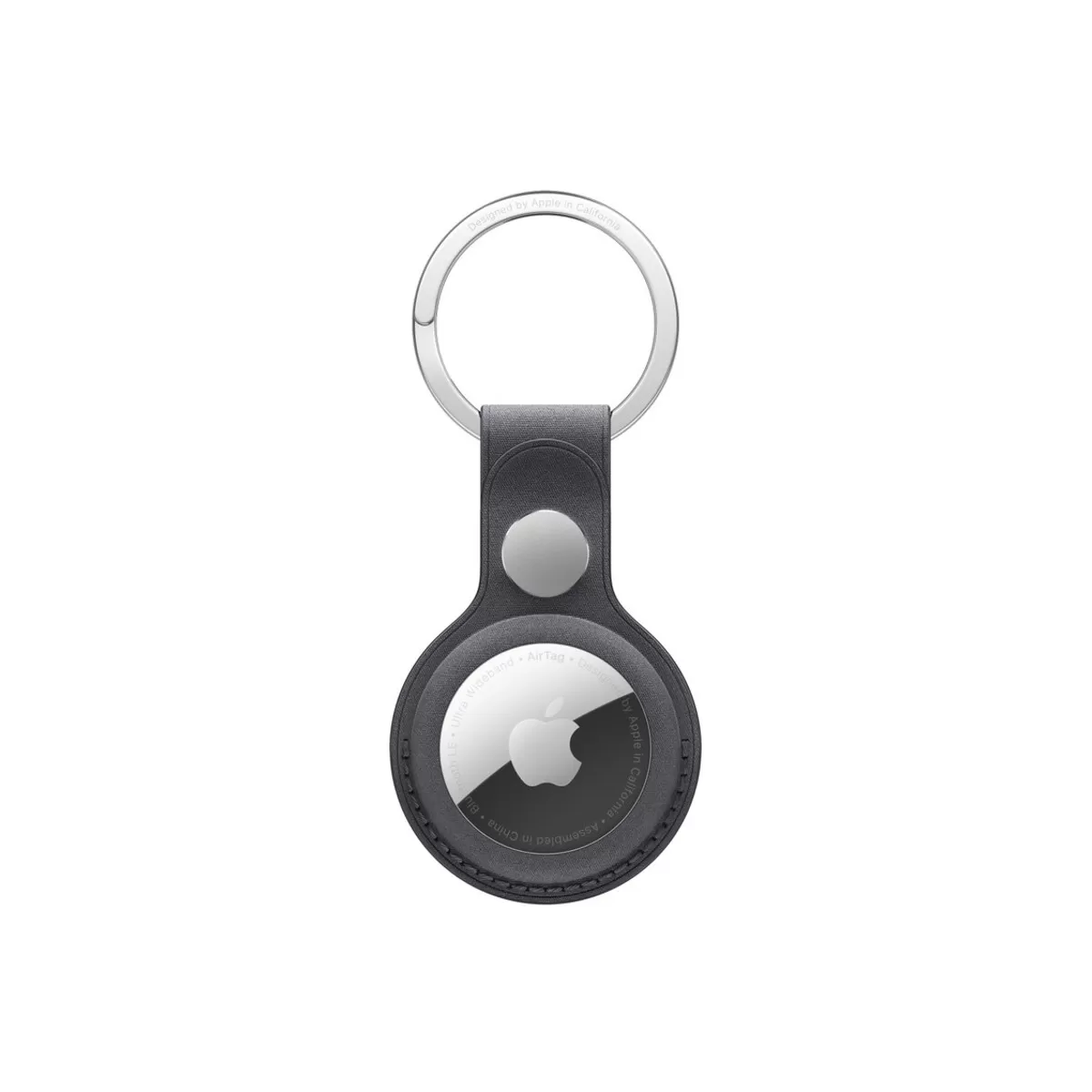 Apple Breloc AirTag FineWoven Key Ring Black